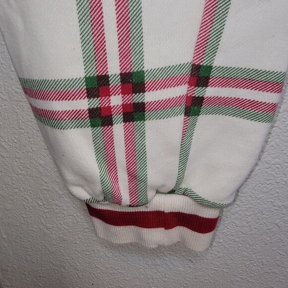 Disney Adult Lounge Pants Donald Duck Holiday Plaid Jogger Sweatpants Large - Picture 8 of 8